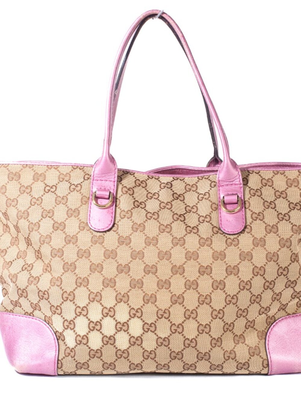 Authentic Gucci GG Canvas Heart Brit Tote Bag - Picture 2 of 16